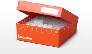 Hinged CryoBox, Orange, 5pk