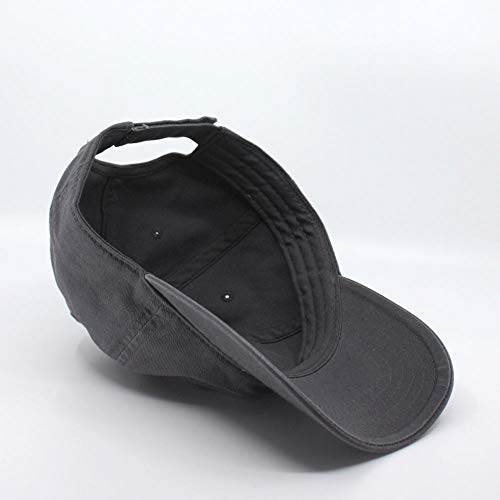 Image of Classic Washed Cotton Baseball Cap - Vintage Adjustable Dad Hat, Curved Bill for Men Women, Outdoor Everyday Wear