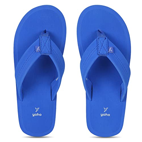 Image of YOHO Women Black soft slippers | Comfortable and Stylish flip flop | Chappal for Woman in exciting colors | Daily Use | Lightweight | Anti Skid Monsoon Chappal | Bubbles