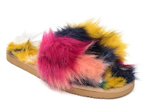 Image of Minnetonka Women's Unicorn Lolo Slipper Multi 6