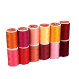 Multi-Purpose Thread for Sewing, 200Y/Spool 40S/2, Polyester Sewing Threads Kits for Sewing Machine