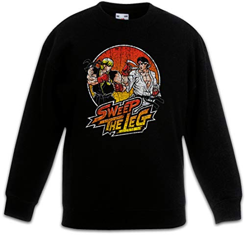 Sweat-shirt enfant Urban Backwoods Sweep The Leg noir garçon fille pullover