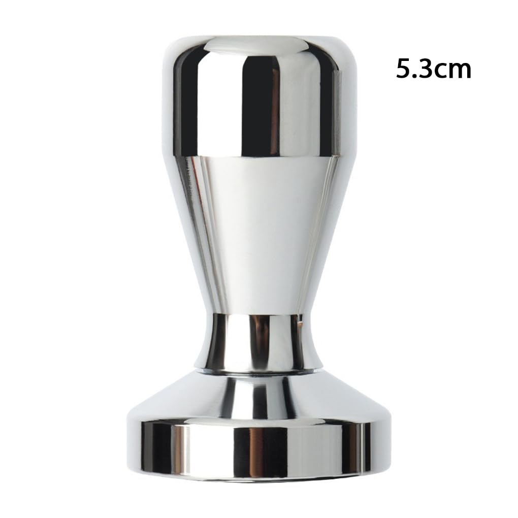 2 zestaw ze stali nierdzewnej tamper do kawy w proszku mielona fasola przyprawa narzędzie odłączana ręczna prasa biurowa przybory kuchenne piekarnia 53 mm