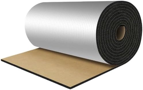 Car Heat Sound Deadening Insulation Mat -394mil 10.76sqft Automobile Sound Deadening & Heat Materials for Auto Hood Engine Roof Door and Trunk (40"x40"（10.76sqft）, 394 Mil)