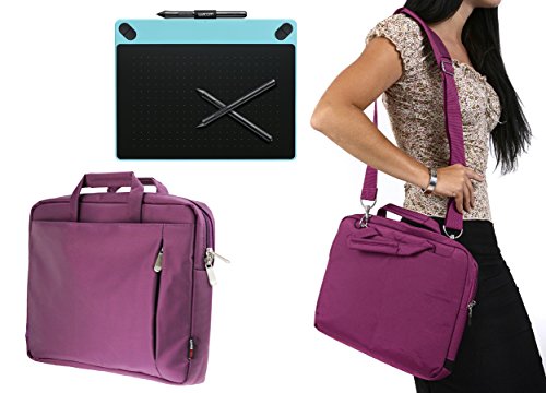 Navitech Petit Violet Graphique Tablette Cas/Sac Compatible avec WACOM Intuos Art CTH-490AK-S