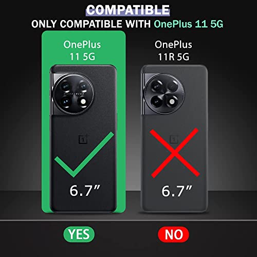 Image of TheGiftKart Tough Armor Bumper Back Cover Case for OnePlus 11 5G | Ring Holder & Kickstand in-Built | 360 Degree Protection Back Case Cover for OnePlus 11 5G (PC & TPU, Sliding Camera Cover, Green)