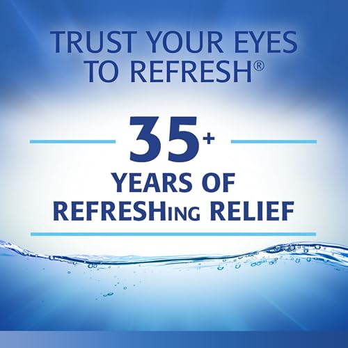 Refresh Classic Lubricant Eye Drops For Dry Eyes, Preservative-Free, 0.01 Fl Oz Single-Use Containers, 30 Count