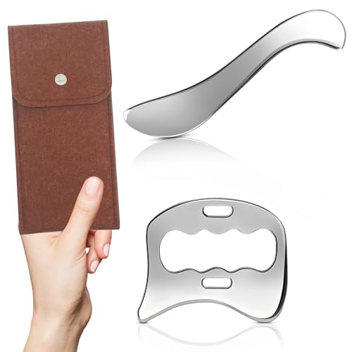 Gua Sha en acier inoxydable pour massage de drainage lymphatique corporel
