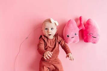 nerdbugs Lung Plush - We Be-Lung Together!/Pulmonologist Gift and Respiratory Therapist Gifts, Cancer and Transplant Gift, Pulmonary Nurse, Med Student