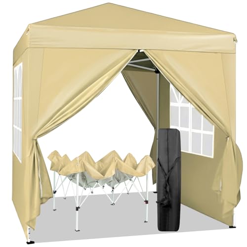 Patio Canopy Tent Gazebo,6.5x6.5ft Pop Up Canopy, Outdoor...