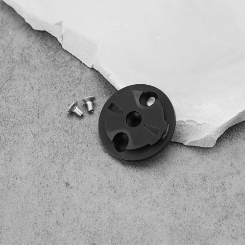 SG Store 2 Sets Fahrradcomputer-Halterung, feste Basis, Stoppuhr-Halterung, fester männlicher Sitz, Zifferblatt, Befestigungsbasis, kompatibel mit Garmin, 32 x 29 x 2 mm, Schwarz