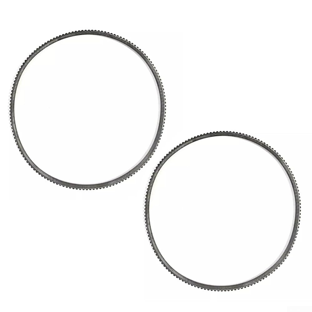 Lot de 2 courroies de tour à haute élasticité 5M375, mini courroies de tour en métal, petite courroie de tour accessoire d'entraînement, pour courroies de tour WM210V