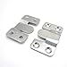 MZMing 6 Pares [Paquete de 12] Soporte Empotrado de Montaje Oculto Enclavamiento...