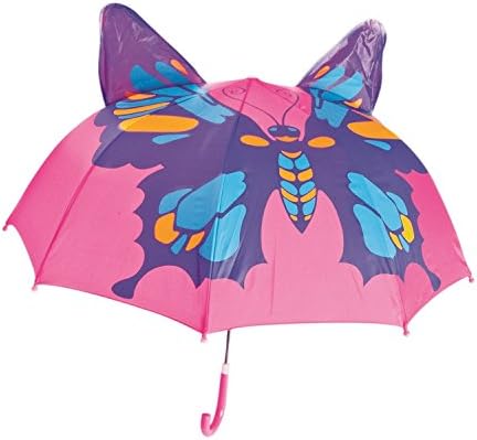Kids Umbrella - Childrens 18 Inch Rainy Day Umbrella - Butterfly