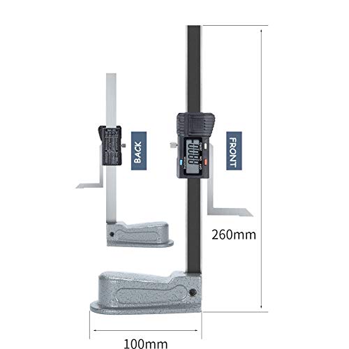 Calibre digital de altura Zunate de 0-150 mm con truschino electrónico y base magnética 8