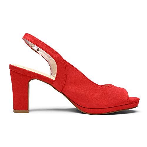 Review de Stilettos rojos piel Top diez. 17 Imagen adicional