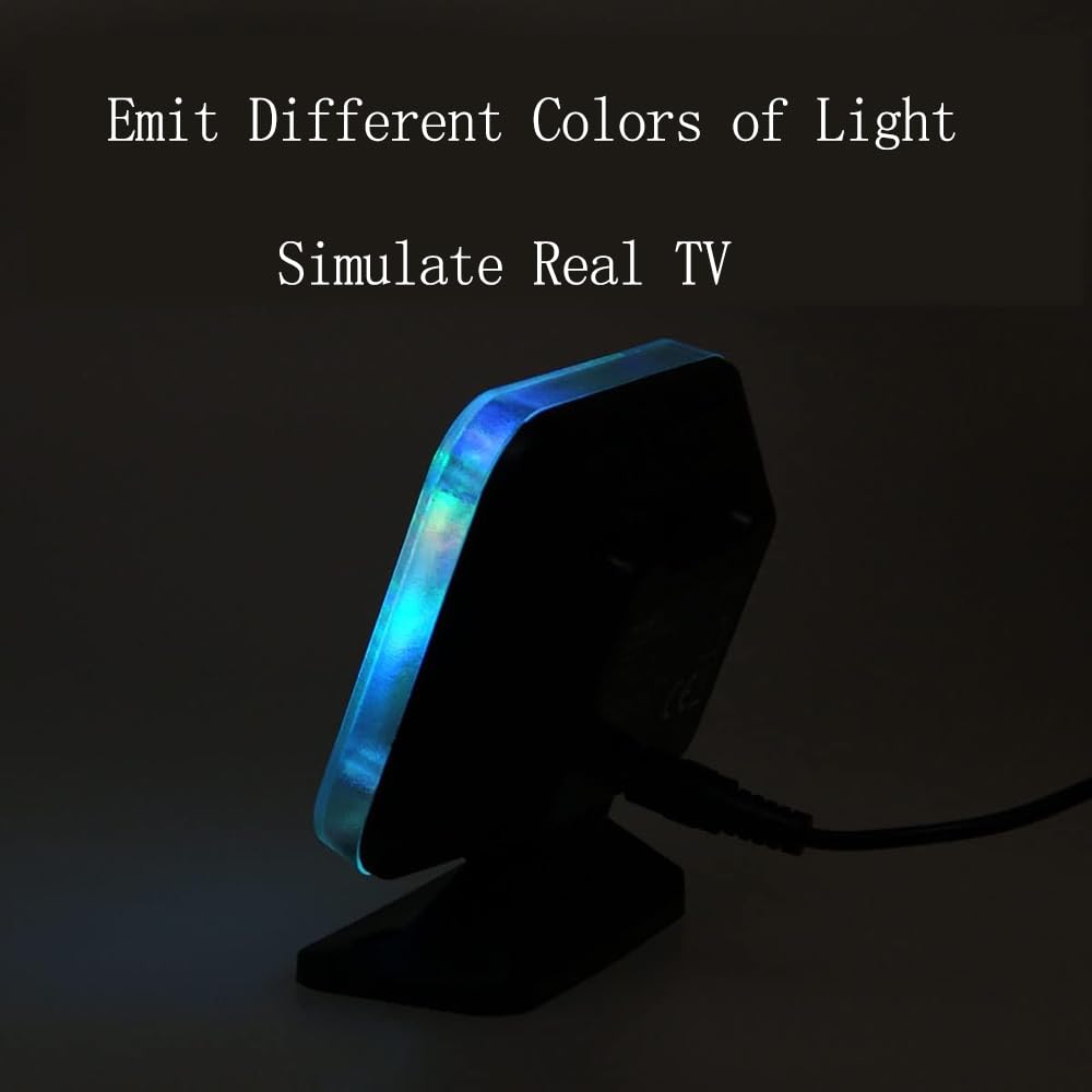 Luce antifurto per la sicurezza domestica con timer e sensore crepuscolo, simulatore TV finto per la tranquillità quando sei lontano
