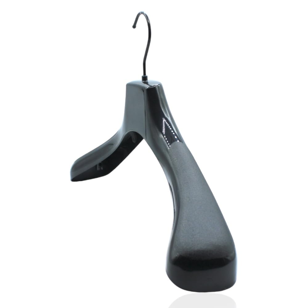 Kiroplast Grucce Giacche Uomo Extra Large Spalla Larga Appendini Capospalla Stampelle Giacca Ometti 42cm (10 Pezzi)