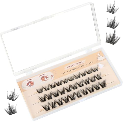 MOTIBACK Juego de 30 pestañas autoadhesivas, 10/11/12 mm, extensiones de pestañas postizas, reutilizables, sin pegamento (pelo de hada)