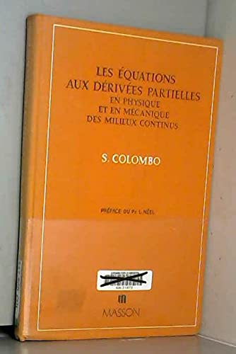 Les équations aux dérivées partielles