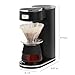 TRU Automatic Pour Over Coffee Maker with Digital Controls - Auto Coffee Maker with Plastic Cone Dripper - Coffee Brewer for Household Use