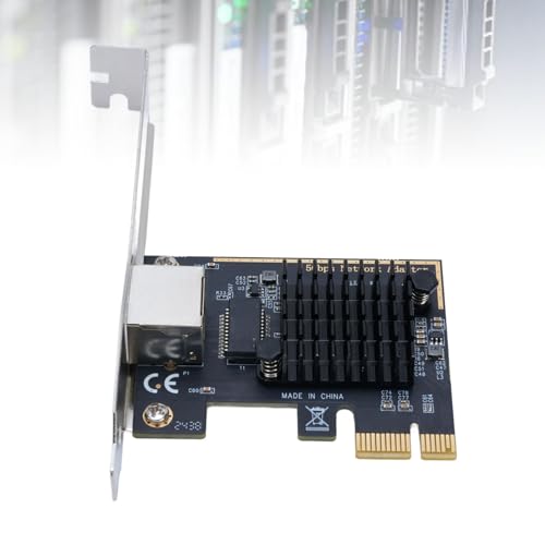Tarjeta de Red PCIe 5Gbps con Chip RTL8126, Adaptador Ethernet con Bracket de Perfil Bajo para PC Escritorio, Servidor y NAS Compatible con Windows 7, 8, 10 y 11 miniatura 3