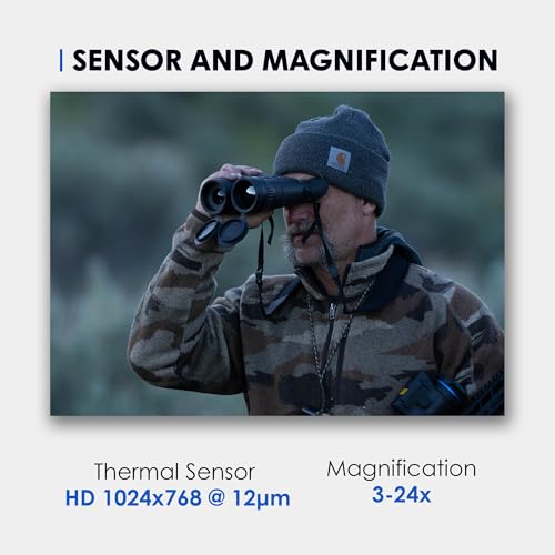 Image of Pulsar Merger LRF Thermal Binoculars with Laser Range Finder