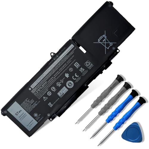 Image of 57Wh WW8N8 Laptop Battery Replace for Dell Latitude 7340 7350 7440 7450 7640 7650 Series 66DWX 86D0Y FH97R 0HYH8 0CTJJ6 11.4V 4878mAh