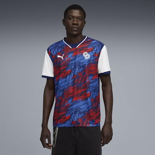 PUMA Men's Christian Pulisic 10 Passion Jersey, Elektro Blue- Red- White SS26, Medium Cp 10 Us Passion Jersey - image 2