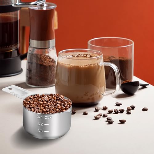 Vaso medidor 3/4 taza acero inoxidable 180 ml miniatura 2