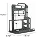 PC Test Bench Open Air Computer Frame Case Aluminum Frame Chassis Rack DIY Computer Motherboard Case Rack Support ITX/MATX/ATX Motherboard Models Portable ATX Chassis Bracket