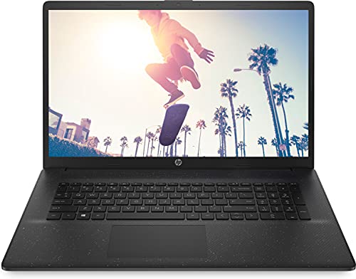 HP Laptop 17.3 Zoll IPS Full-HD | Intel N200 3.70 GHz | 16 GB RAM | 512 GB SSD | Intel UHD Graphics | Jet Black | Windows 11 | Office 2024 inkl. Maus & NBP Tasche