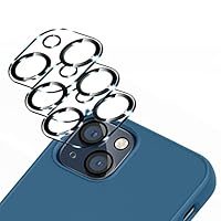 IOPYKKOA 3 Stück Kamera Schutzglas Kompatibel mit iPhone 13/iPhone 13 mini Kameraschutz [10S Schnelle Installieren] Kratzfest, 9H Härte, HD-Klar, Vollständiger Kameraschutz