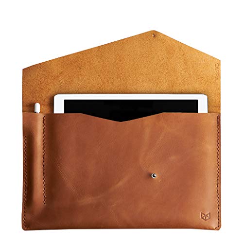 Capra Leather iPad Pro Case for Men, Light Brown iPad Pro 10.5
