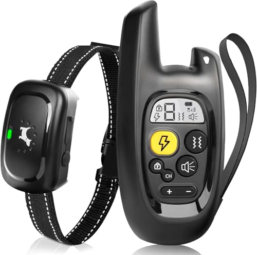 Dog Shock Collar with Remote, Dog Training Collar for Small Medium Large Dogs,