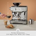 Breville the Oracle Touch Automatic Espresso Machine with Grinder & Milk Frother, Espresso Maker with Touchscreen, Cappuccino & Latte Machine for Home, BES990DBL, Damson Blue - Image 3