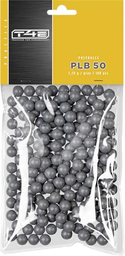 IDP T4E Practice PLB 50 - Lote de 100 balas de plástico duro