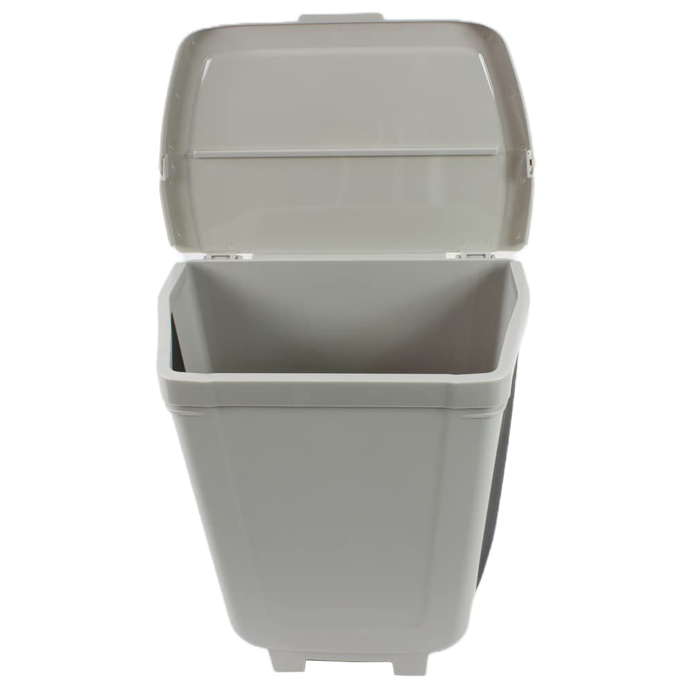 Generisch Poubelle pliable 4 à 8 litres pour caravane, camping-car, camping, caravane, bateau - Gris/anthracite
