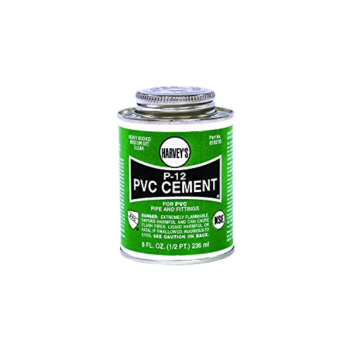 Harvey 018210-24 P-12 Cemento PVC líquido 8 oz miniatura 1