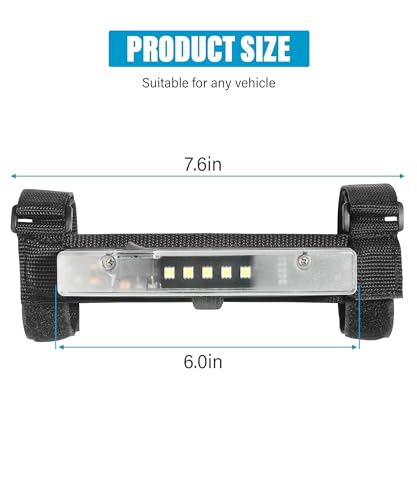 Luz de cúpula UTV universal para barra antivuelco y techo interior RZR 2