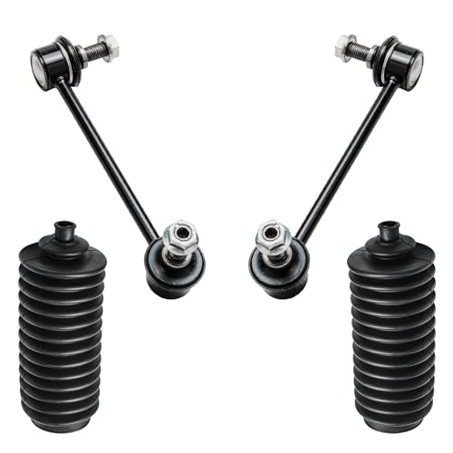 Image of Detroit Axle - Front 14pc Control Arms Kit for 2006-2007 Ford Fusion Lincoln MKZ Zephyr Mercury Milan, 6 Control Arms w /Ball Joints 4 Tie Rods 2 Sway Bars 2 Boots Replacement