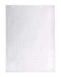 Dahle Bürotechnik Flip-Chart-Block Dahle 95037, weiß, Offset, 80 g/qm, kariert/blanko, 20 Blatt