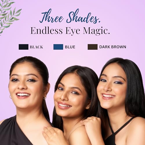 Image of TEE ESS Long Stay Kajal | Retractable Pencil | Waterproof, Smudge Proof | Intense Blue Color | 24H Long Lasting | Smooth One-Stroke Application | With Vitamin E | Twist-Up Blue Kajal | 0.30 gms