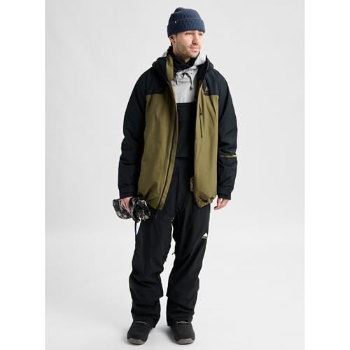 Image of Burton Men's Reserve 2-Layer Insulated Jacket - Waterproof Winter Snowboard Jacket with Helmet Compatible Hood