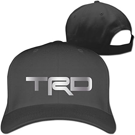 TRD Toyota Racing Developme Platinum Style Baseball Snapback Cap Black