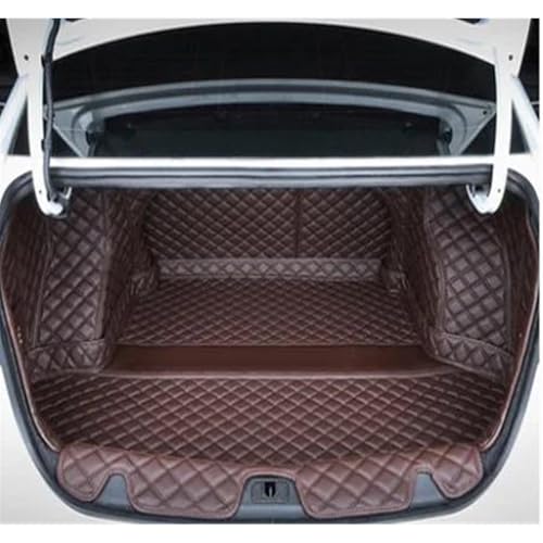 トランク マット に適合する ビュイック に適合する エクセル GT 2018 2019用 トランクマット レザー 滑り止め カースタイリング カーペット ラゲッジカバー(コーヒー)