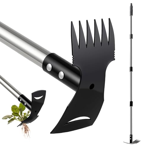 35% Off Weed Puller Tool with Long Handle - 2-in-1 Garden Tool