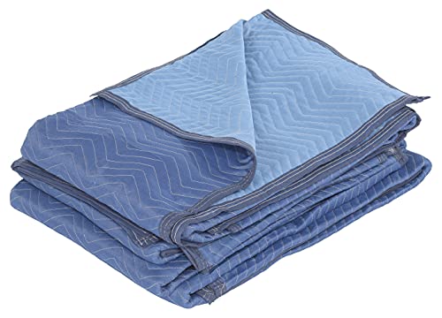Vestil QPC-7280-UP-4PK All Weather Quilted Polyester Moving Pads, 80" x 72", Blue (Pack of 4) Vestil QPC-7280-UP-4PK All Weather Quilted Polyester Moving Pads, 80" x 72", Blue (Pack of 4)