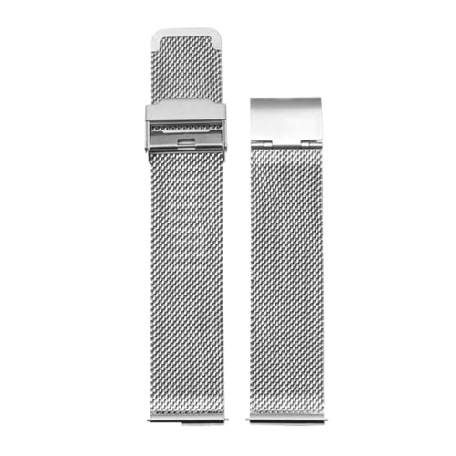 Correa de acero Milan de alta gama para Movado Museum 06071946, malla premium unisex