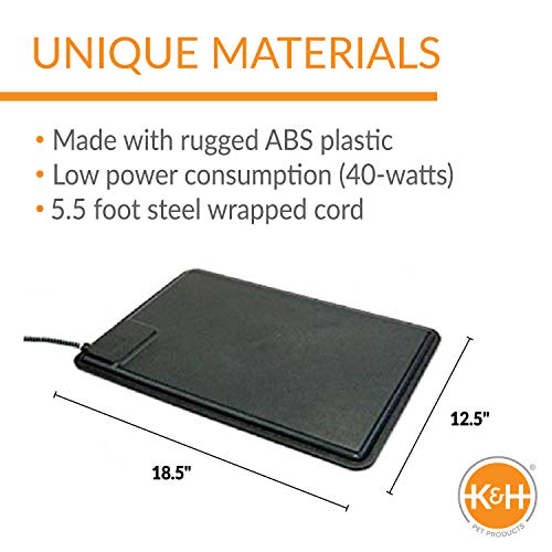 K&H Pet Products 100539762 Heated Extreme Weather Cat Pad Outdoor, Waterproof Cat Heated Bed thumb #1